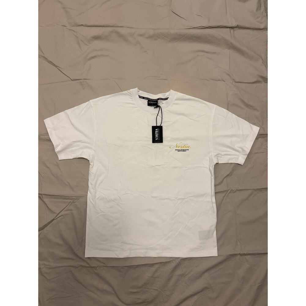 Nertia white graphic tee
